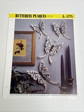 Butterfly Plaques Annie's Attic Plastic Canvas Pattern Page