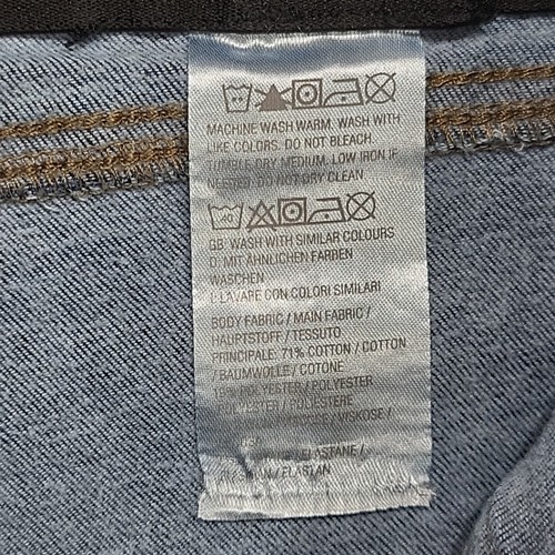 Denim Co Cozy Touch Denim Pull On Jeggings Size 14 Blue Jeans with Back Pockets - Picture 9 of 11