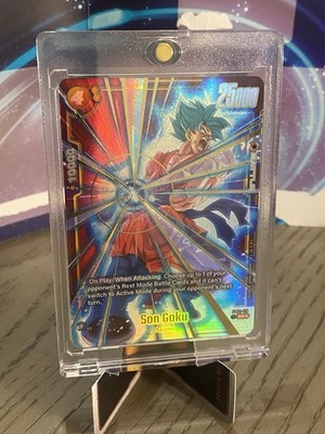 Son Goku FB02-119 SR Gold Foil Dragon Ball Super Card Game Bandai