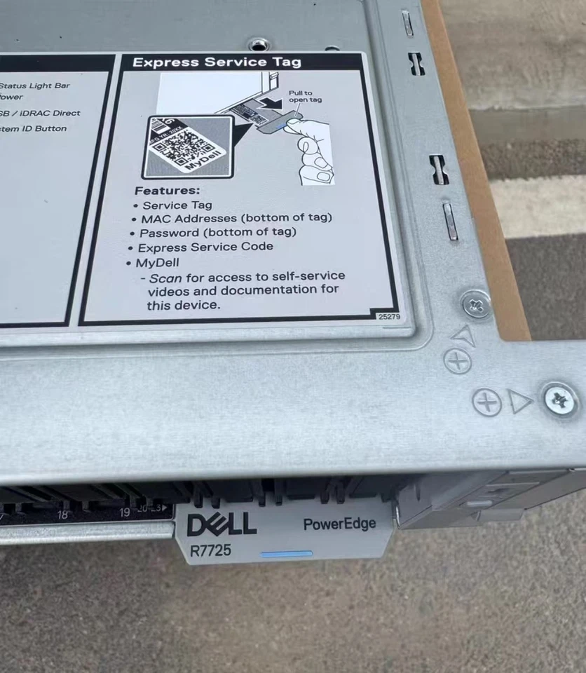 Dell R7725 PowerEdge 2U Server 8x NVMe + 16 SAS/SATA backplane , 2x 1500W PSU- - Image 2 of 4
