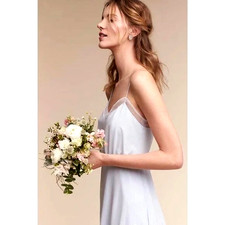 BHLDN WATTER'S ANTHROPOLOGIE DOVE MAXI DRESS - NWT SIZE 10 - SKY BLUE