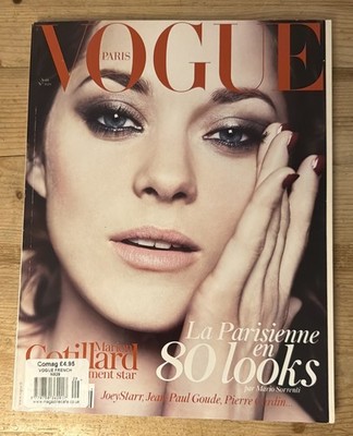 VOGUE Paris 08/2012 MARION COTILLARD Malgosia Bela HEIDI SLIMANE Isabeli Fontana