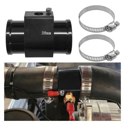 3PCS Car Water Temp Joint Pipe, Aluminum Water Temperature Sensor Gauge Adapt...