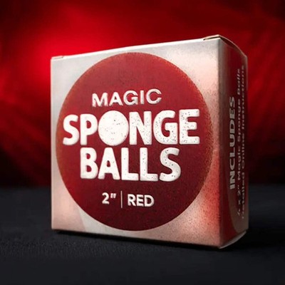 Magische Schwammkugeln 4er Pack rot 2'' von Murphy's Magic