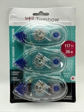 Tombow MONO Permanent Adhesive Refill 3 Pack 117 ft Acid Free   New