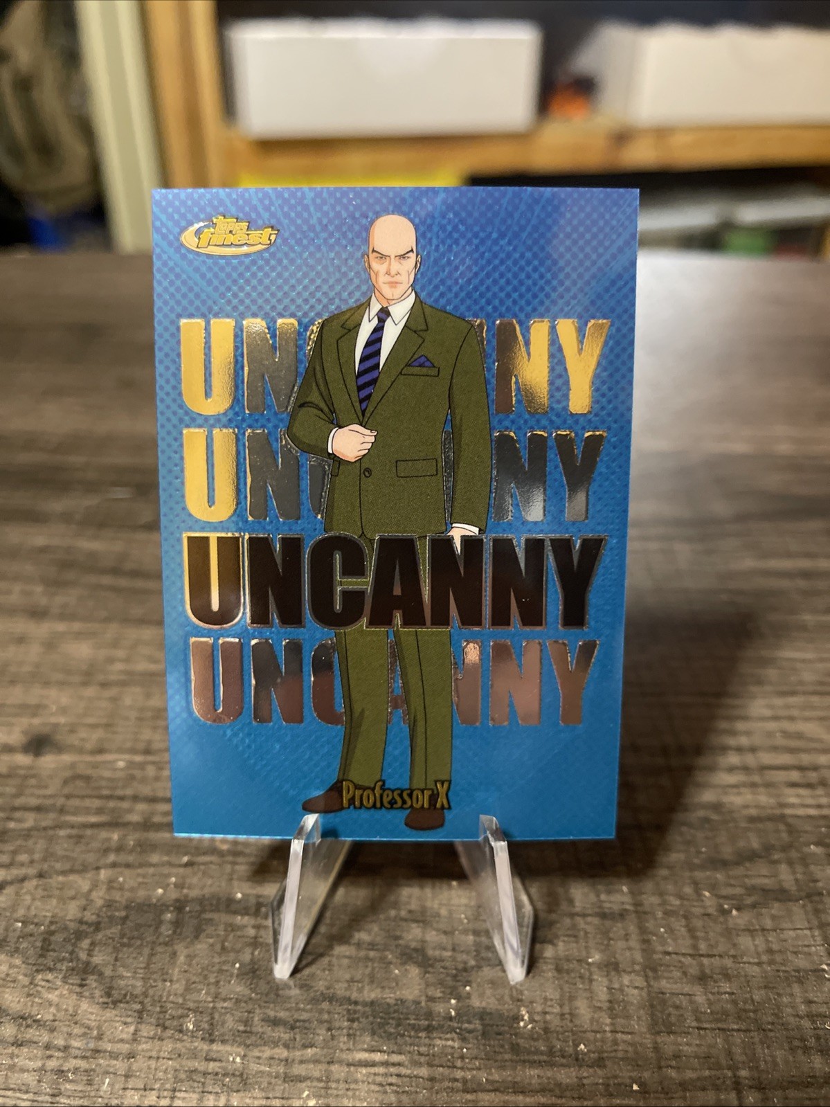 2025 Topps Finest X-Men 97 Professor X Uncanny Short Print SP #100