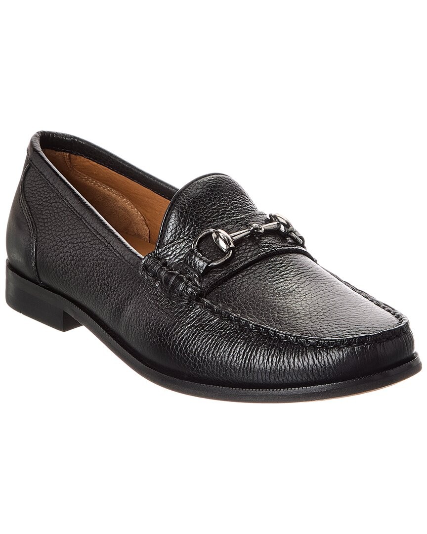 Donald Pliner Nickolas Leather Loafer Mens Black 11