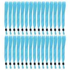 100 Pcs Cloth Event Wristband, Disposable Wrist Bands, Blue