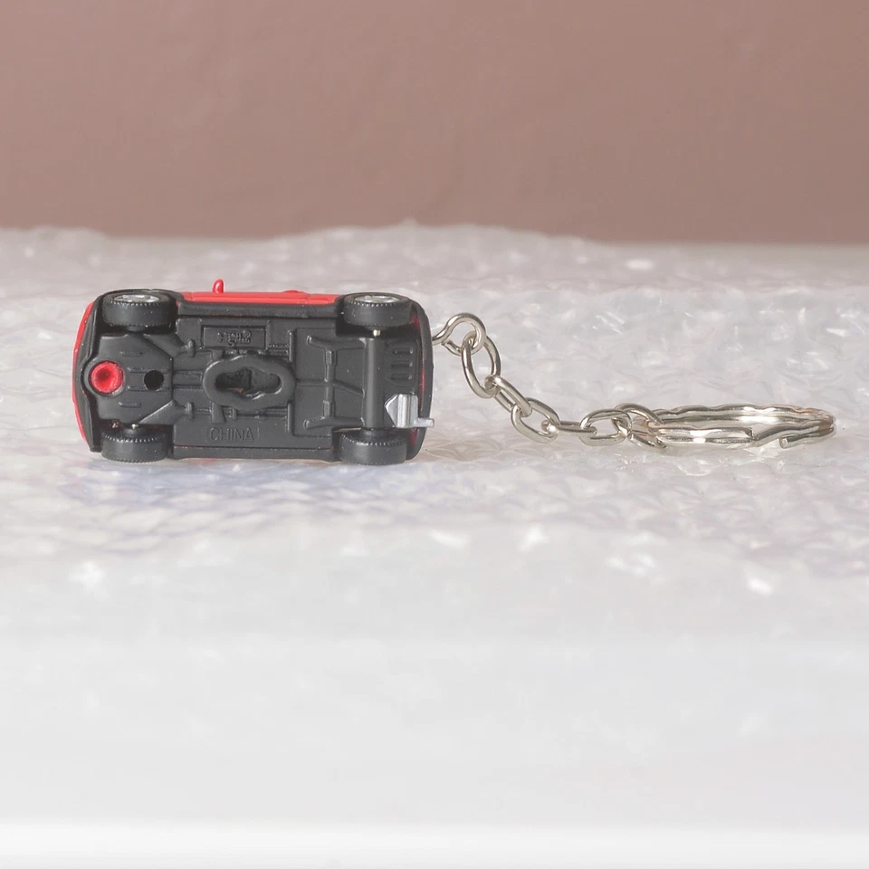 M & S / High Speed, Mini Cooper Keyring, 1:76 Scale, Union Jack, + Display Case - Image 4 of 4