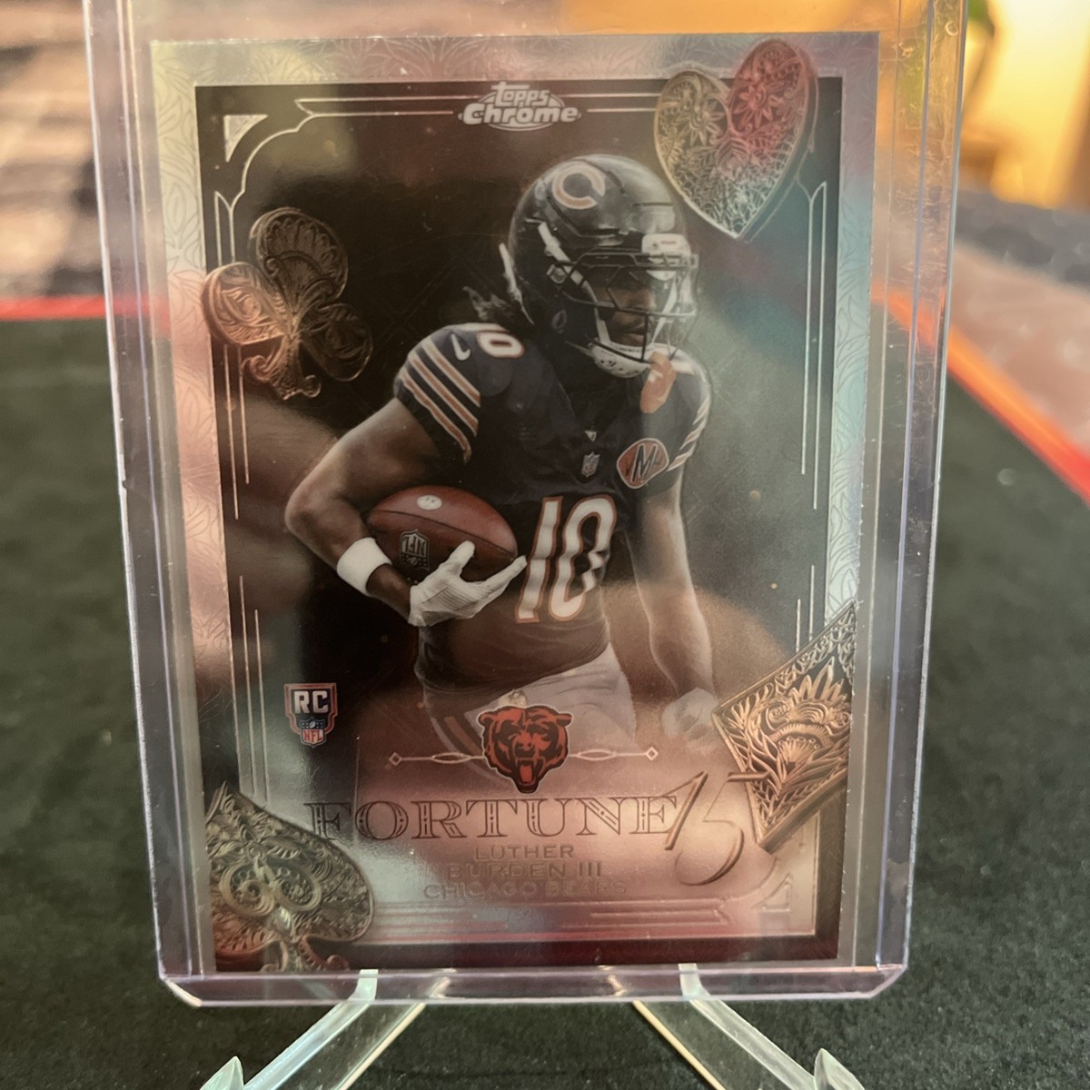 🔥🏈2025 Topps Chrome Fortune 15 Rookie Luther Burden III #F15-28