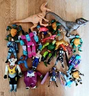 Vintage Bundle Lot Figures Teenage Mutant Turtles Transformers He-man Mattel