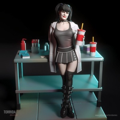 Abby Sciuto - Fan Art Multi Part Resin Kit
