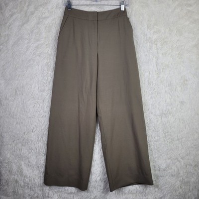 Kotn Womens Sz 25 Beige Wide Leg Trousers Dress Pants Sustainable 30'' Inseam