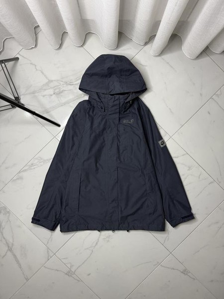 Men Jack Wolfskin Jacket Navy Polyamide M