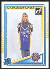 2025 Donruss WNBA Sarah Ashlee Barker Rookie Card (RC) #100 - Los Angeles Sparks