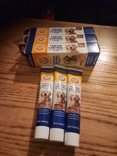 Arm  Hammer Fresh Breath Tartar Control Dog Dogs Toothpaste New Lot 2.5 oz 7/28