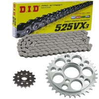 Kettensatz Ducati Hyperstrada 821 13-14 Kette DID 525 VX /108 Offen 15/45