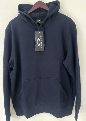Oakley Men's Navy Hoodie Size XL Cotton Pullover Sweatshirt