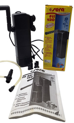 sera fil 120 Aquarium- Innenfilter / Aquariumfilter mit Filtermaterial