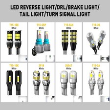Super 921 White T15 912 Bulbs LED Reverse Backup Light for Honda Accord Civic 6T