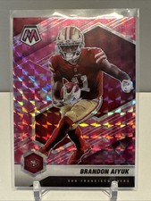 2021 Panini Mosaic #177 Brandon Aiyuk  Prizm Camo Pink