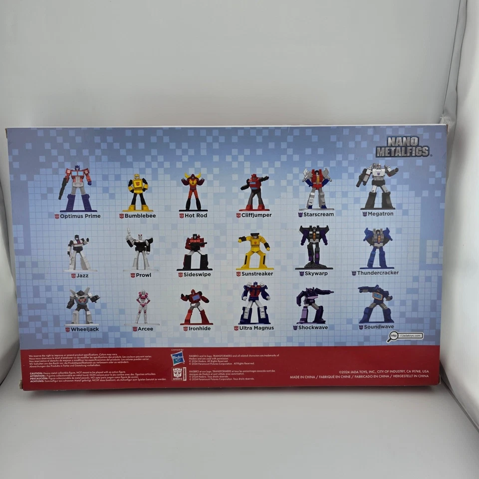 Jada Nano Metalfigs Transformers Series 1 Die Cast Figures 18pc New - Image 2 of 4