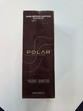 POLAR HAIR CARE DARK BROWN HAIR DYE SHAMPOO 200 ML 6.76 FL OZ NEW EXP 2028
