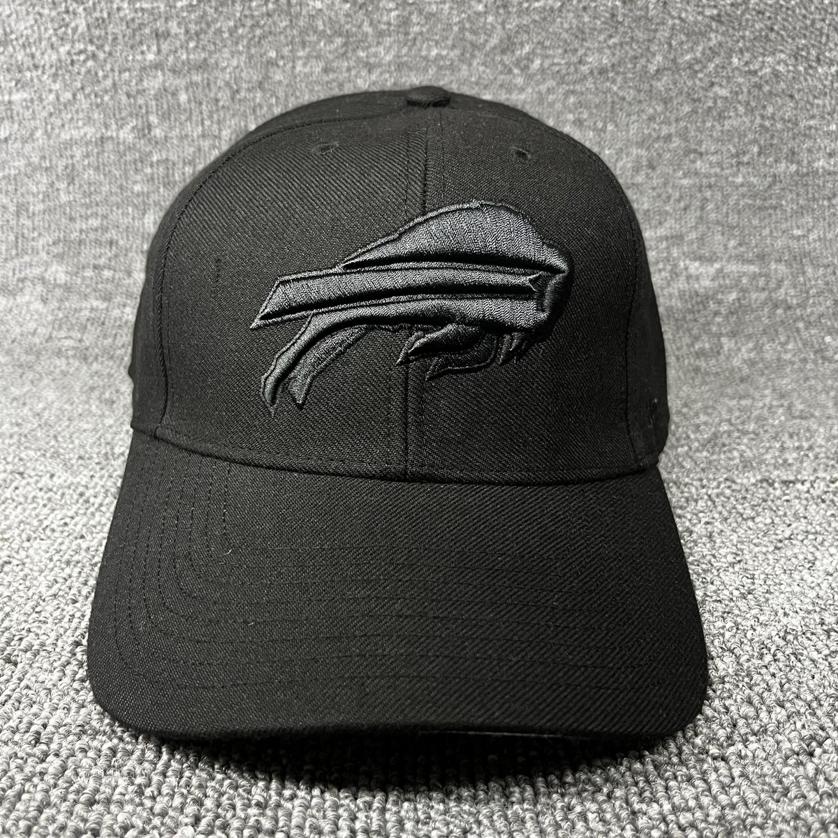 Buffalo Bills '47 Brand Tonal MVP Adjustable Hat Black NFL Curved Bill Cap OSFA
