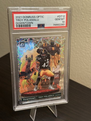 #ad 2021 Donruss Optic Downtown Troy Polamalu PSA 10 $899.99