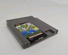 Teenage Mutant Ninja Turtles Nintendo NES TMNT 1989 CARTUCCIA con SLEEVE TESTATA