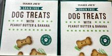 2 X Trader Joe's Dog Treats Peanut Butter And Banana Grain Free 10.6 oz each