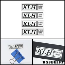 KLH Classic Series Speaker Grill waterproof Sticker badge 48mm 1.88" X15mm 0.59"