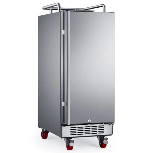 EdgeStar BR1500OD 15"W Outdoor Kegerator Conversion Refrigerator - Stainless - Picture 1 of 7