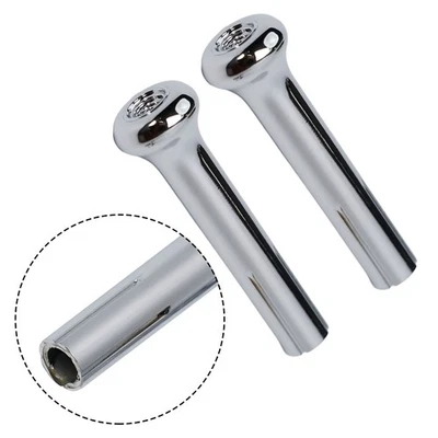 Boutons chromés de remplacement pour Buick pour Chevrolet pour serrures de port - Photo 1/4