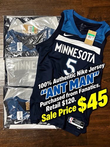 XL Anthony Edwards Minnesota Timberwolves Nike Swingman Jersey - Authentic Nike