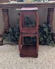 Vintage Unique Shelf Stand Wood 3 Tier Farmhouse Cottagecore Rustic Decor — photo 4