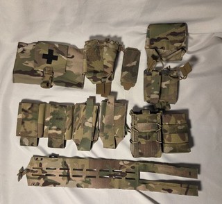 Lot Of Multicam Pouches / Items Ferro Spiritus BFG LBT Shaw