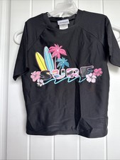 NEW NWT Jantzen Swimsuit Set Rashguard Girls Size 8  SURF  Swimsuit Two Piece