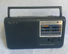 Sony Portable Radio Model ICF-36 AM FM  Weather Band Battery or AC Power Cord