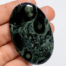 Piedra preciosa perforada cabujón ovalado jaspe galaxia estrella natural 83 quilates 51x33x5 mm A34085