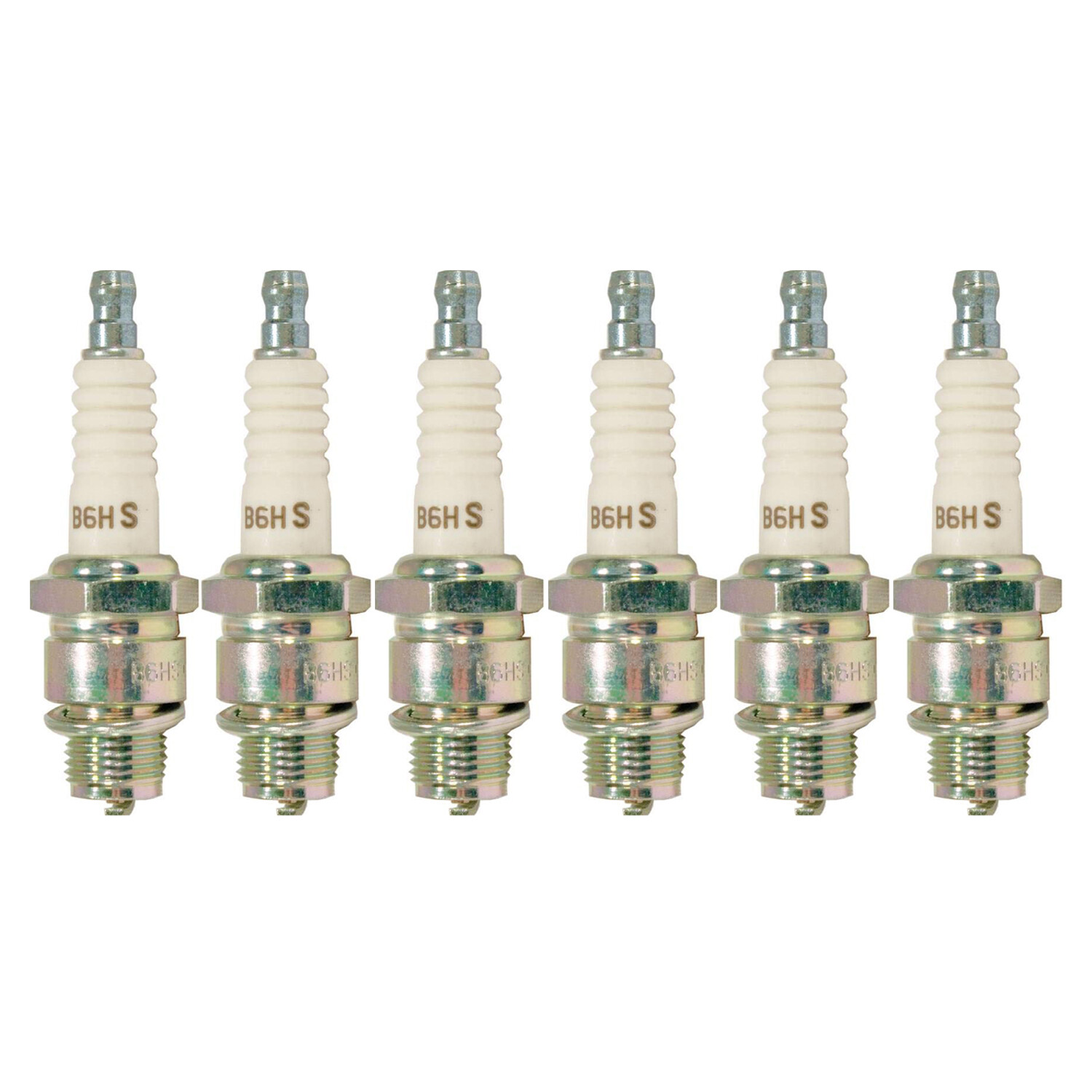 NGK Standard Spark Plug Set 6 Pieces 7534 For D8 DB2-4 DB3 DBD Corvair H6 L6
