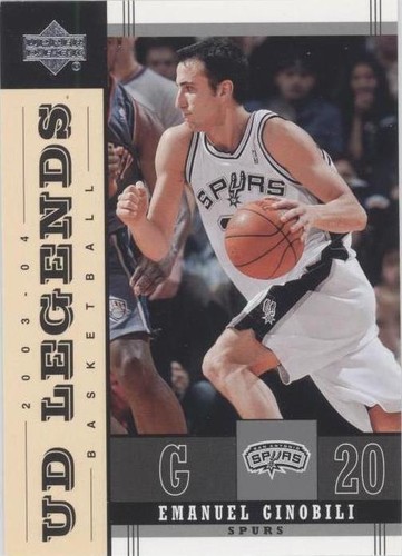 2003-04 UD Sweet Shot Signature Shot Auto Emanuel Manu Ginobili