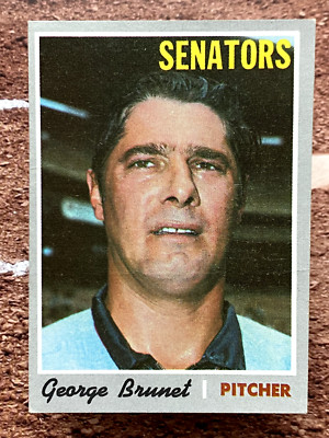 1970 Topps George Brunet #328