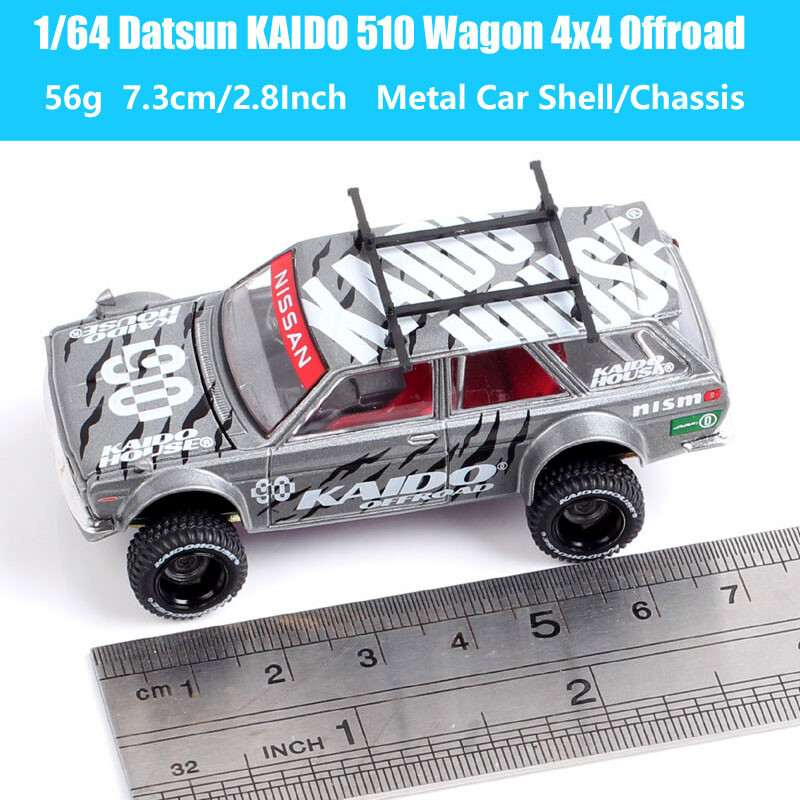 ミニカー KAIDOHOUSE DATSUN KAIDO510 WAGON 012 013 Kaido House + MINIGT 1:64 Datsun 510 Pro Street / Wagon