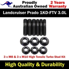 High Tensile Turbo Charger Stud Kit For Toyota Landcruiser Prado 1KD-FTV 3.0L