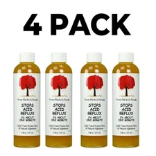 4 PACK, Caleb Treeze Organic Farm, Stops Acid Reflux,  8 fl oz (237 ml)