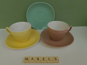 J G Meakin South Seas Cups Saucers X 2 Spare Saucer Ebay