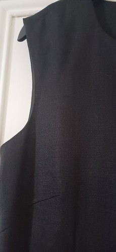  Black Linen Dress Size 10 - Picture 4 of 5