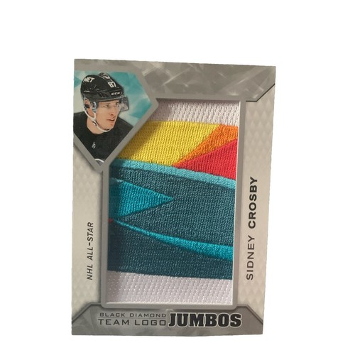 2019-20 Black Diamond SIDNEY CROSBY Team Logo Jumbos