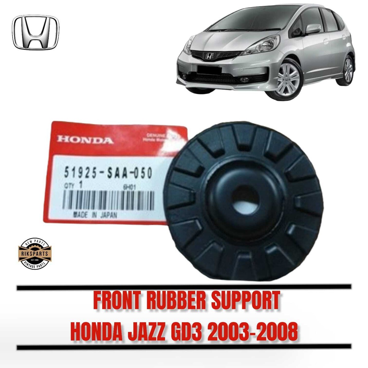 Honda Jazz GD3 City GD8 03-08 Front Shock Absorber Rubber